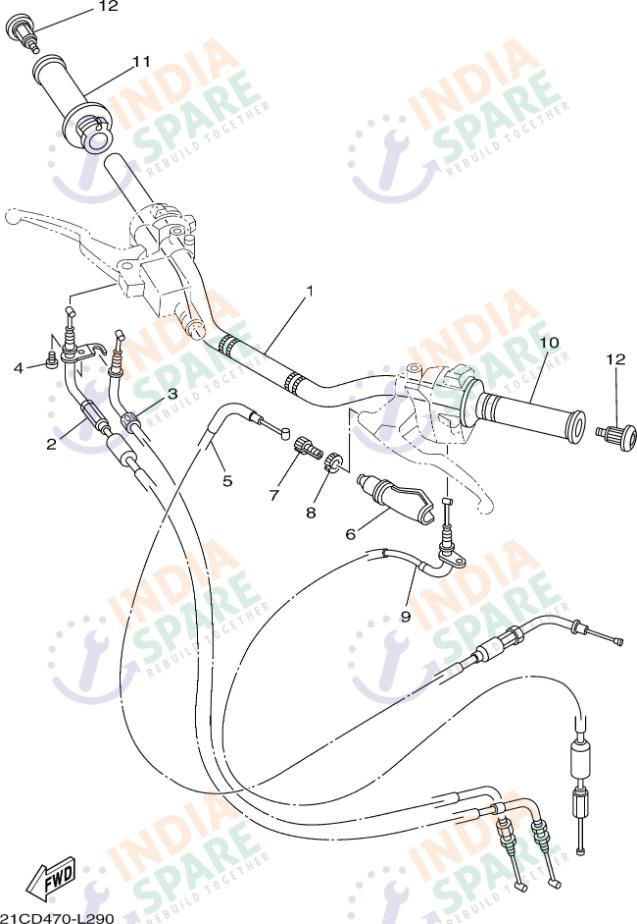 STEERING HANDLE & CABLE